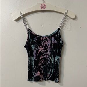 Elegant Multicolor Women's Camisole with Chain Straps